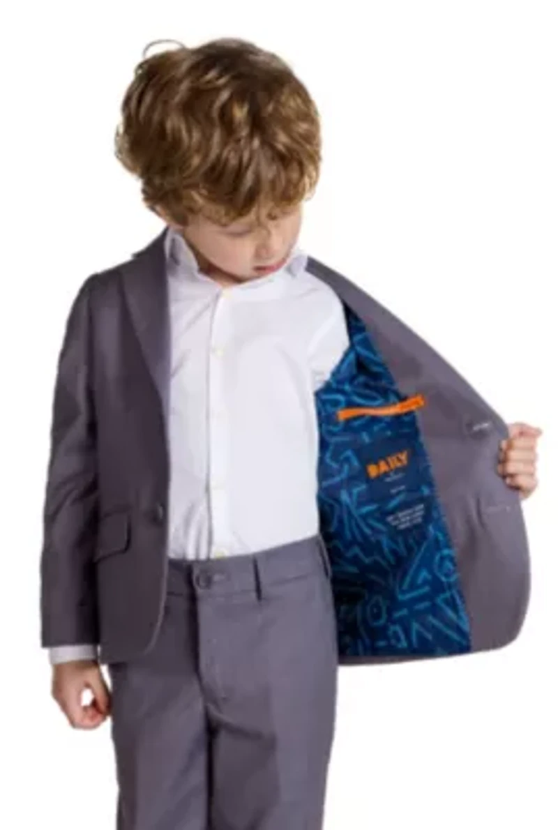 BOYS Daily Dark Grey 2 Piece Suit