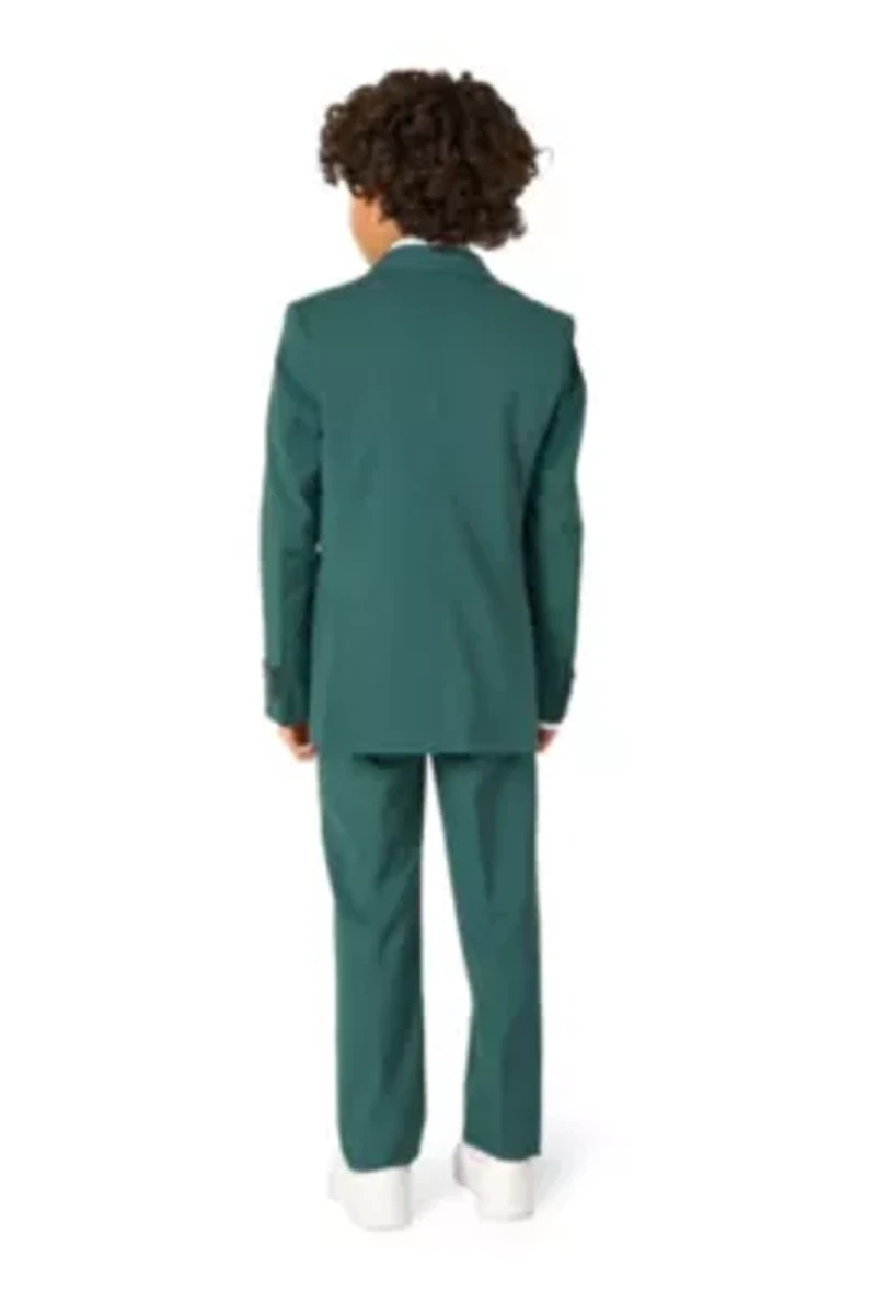 OppoSuits Daily Boys Suit - Casual Kids Two-Piece Wedding & Easter Outfit Posy Green