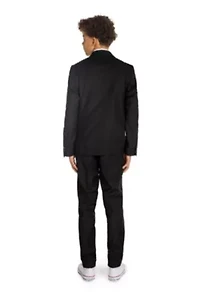 TEEN BOYS Daily Deep Black 2 Piece Suit