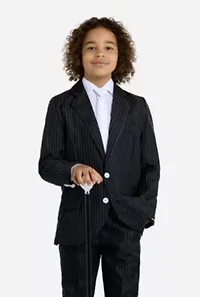 Gangster Pinstripe Black