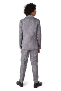 BOYS 20's Gangster Grey 2 Piece Suit + Tie