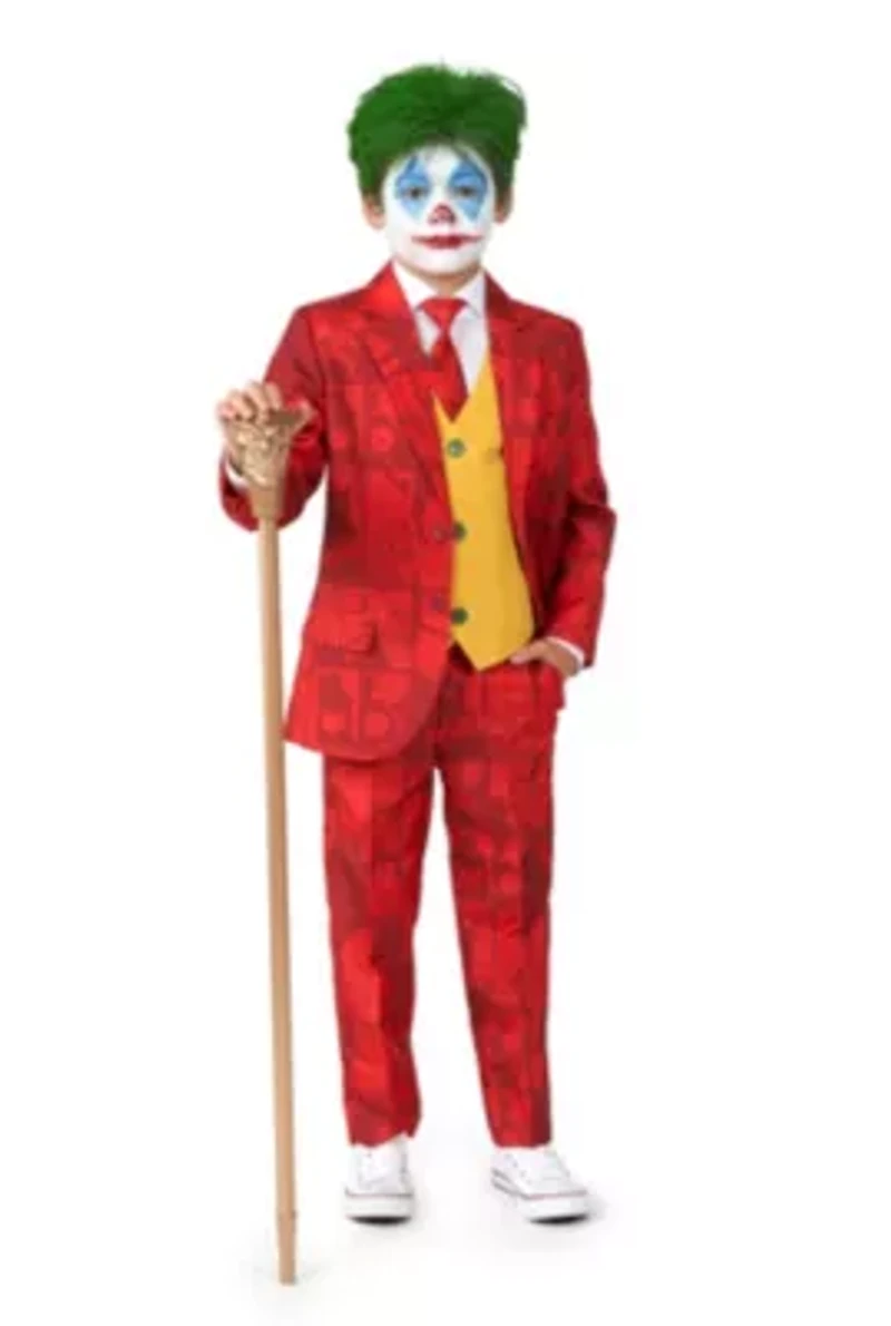 Scarlet Joker Boys 2 Piece Suit + Tie