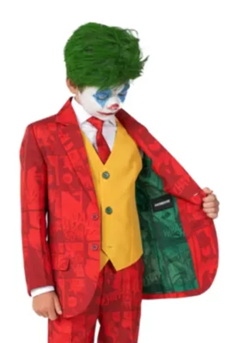 Scarlet Joker Boys 2 Piece Suit + Tie