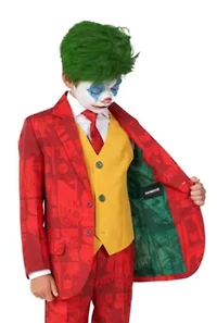 Scarlet Joker Boys 2 Piece Suit + Tie