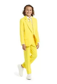 Suitmeister Boys Party Suit - Solid Color Yellow