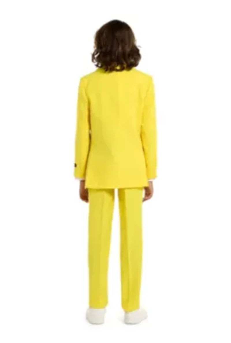 Suitmeister Boys Party Suit - Solid Color Yellow