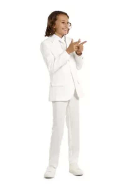Suitmeister Boys Party Suit - Solid Color White