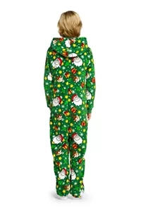 Suitmeister BOYS Santa Elves Green Onesie