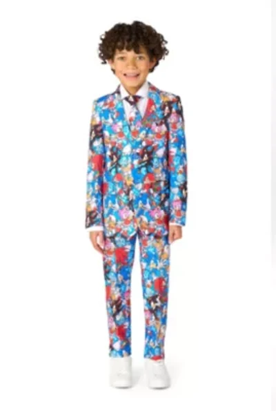 OppoSuits Boys Suit - Sonic The Hedgehog Blue