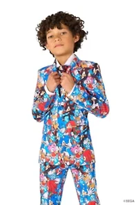 OppoSuits Boys Suit - Sonic The Hedgehog Blue