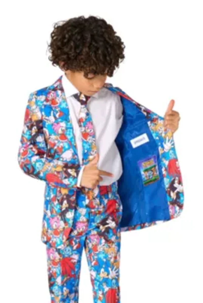 OppoSuits Boys Suit - Sonic The Hedgehog Blue