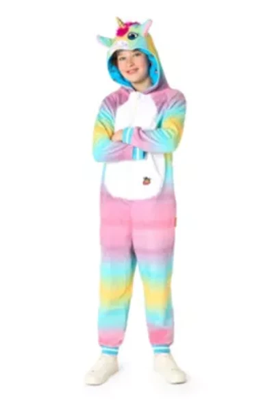 OppoSuits Kids Unicorn Costume Outfit - Animal Jumper Pyjamas White