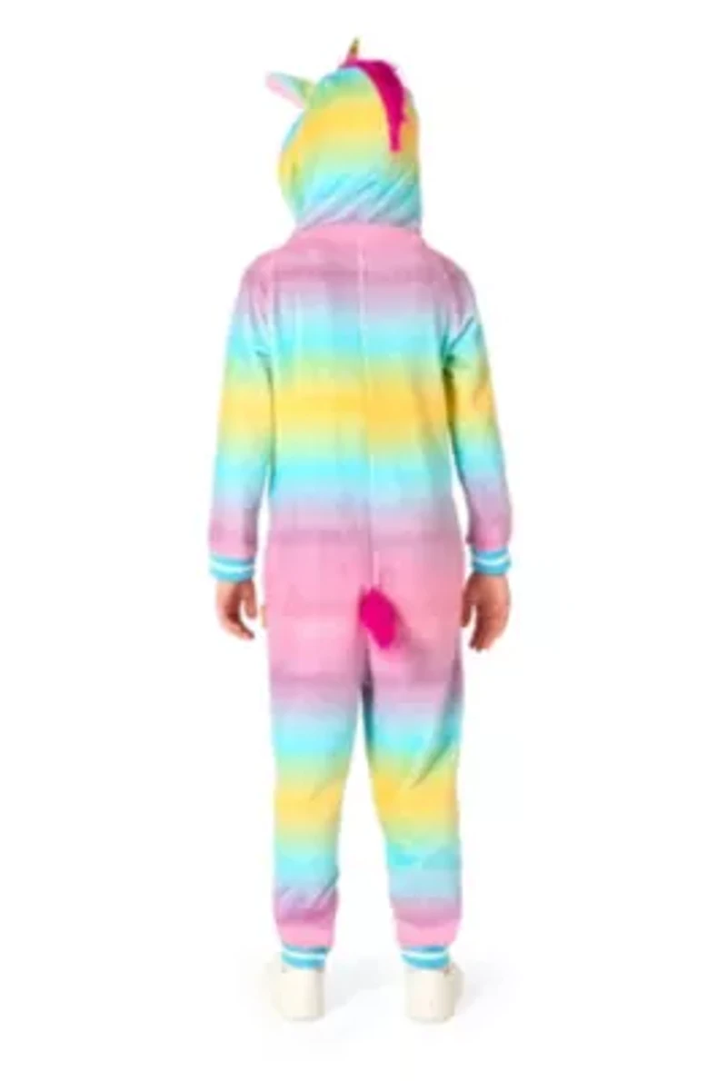 OppoSuits Kids Unicorn Costume Outfit - Animal Jumper Pyjamas White
