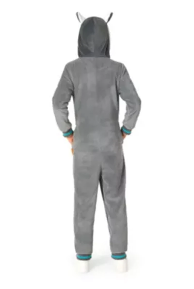 OppoSuits Kids Lemur Costume Outfit - Animal Jumper Pyjamas Grey