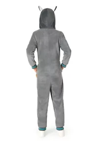 OppoSuits Kids Lemur Costume Outfit - Animal Jumper Pyjamas Grey