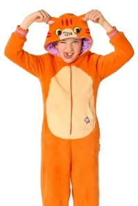 OppoSuits Kids Cat Costume Outfit - Animal Jumper Pyjamas Red