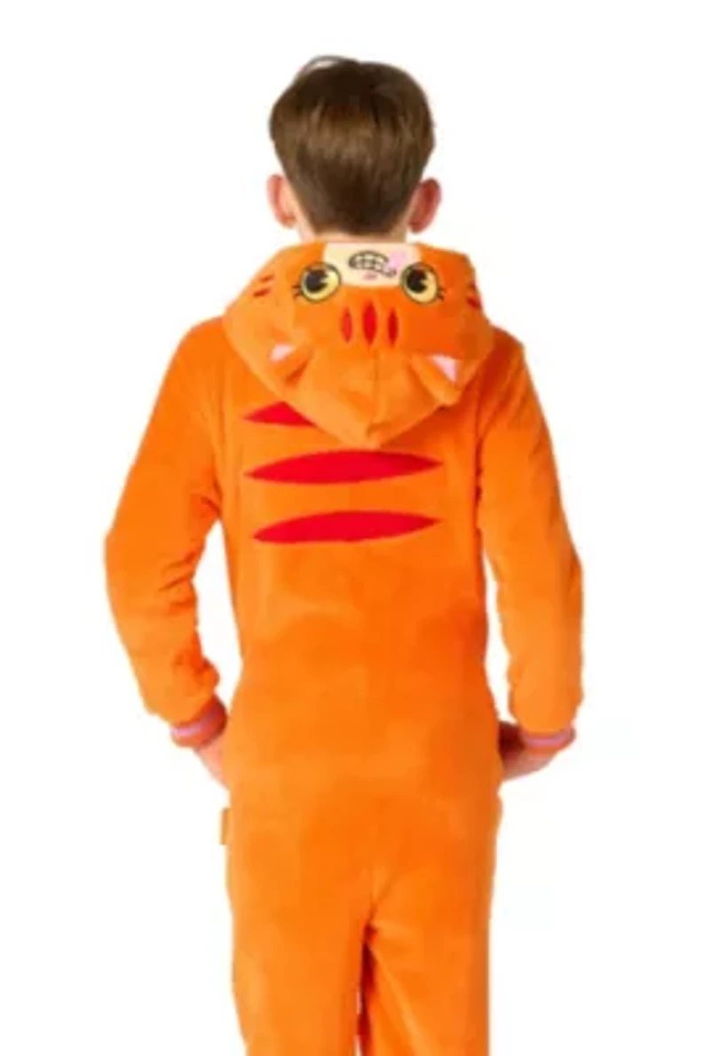OppoSuits Kids Cat Costume Outfit - Animal Jumper Pyjamas Red