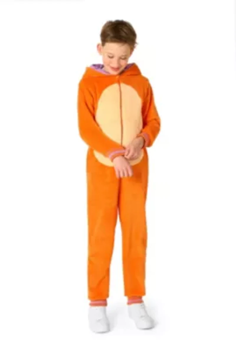 OppoSuits Kids Cat Costume Outfit - Animal Jumper Pyjamas Red