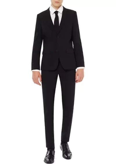 Boys 8-20 Black Knight Solid Color Suit