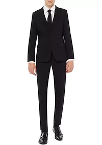 Boys 8-20 Black Knight Solid Color Suit