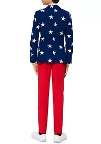 Boys 8-20 Stars & Stripes Americana Suit