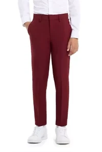 TEEN BOYS Blazing Burgundy 2 Piece Suit + Tie