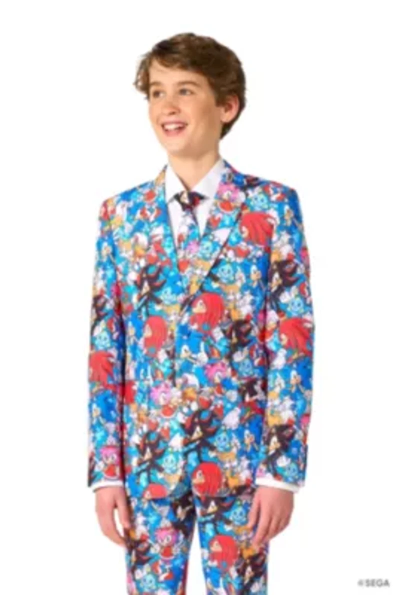 OppoSuits Teen Boys Suit - Sonic The Hedgehog Blue
