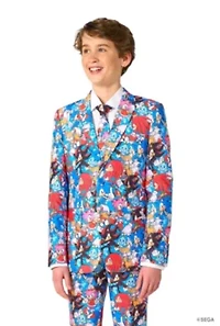 OppoSuits Teen Boys Suit - Sonic The Hedgehog Blue