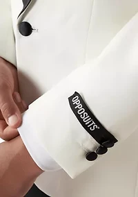 Boys 8-20 Pearly White Festive Tuxedo