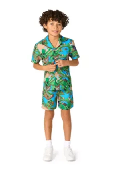 Minecraft - Shorts and Shirt