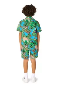 Minecraft - Shorts and Shirt