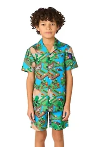 Minecraft - Shorts and Shirt