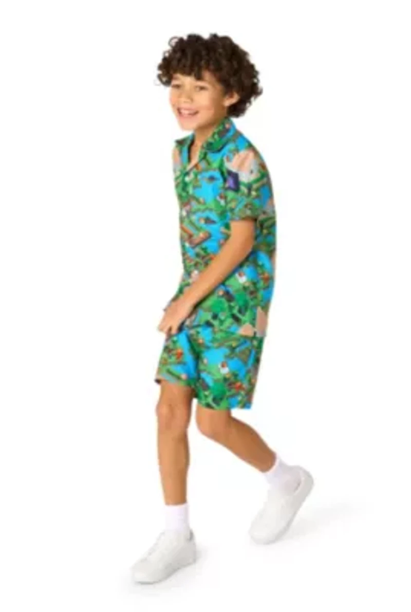 Minecraft - Shorts and Shirt