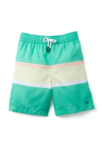 Boys 4-7 Printed Swimsuit Bottoms