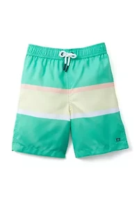 Boys 4-7 Printed Swimsuit Bottoms