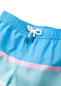 Boys 4-7 Printed Swimsuit Bottoms