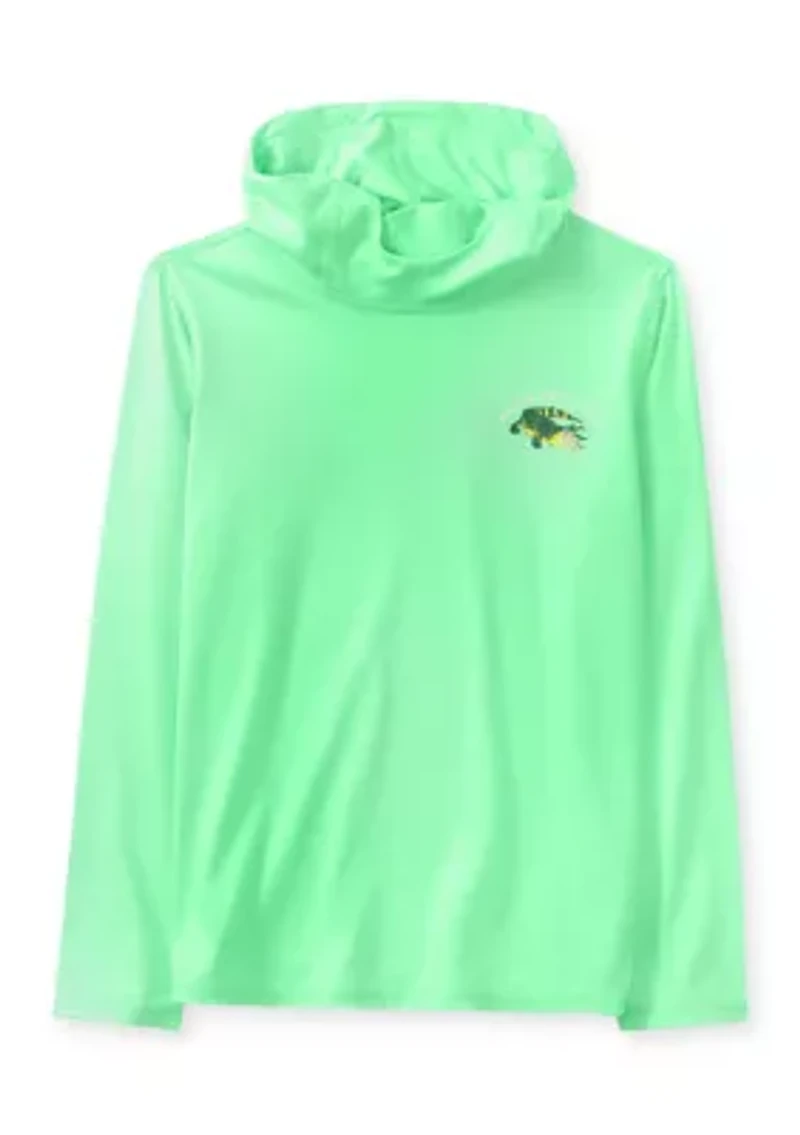 Boys 4-7 Long Sleeve Graphic Rash Guard Top