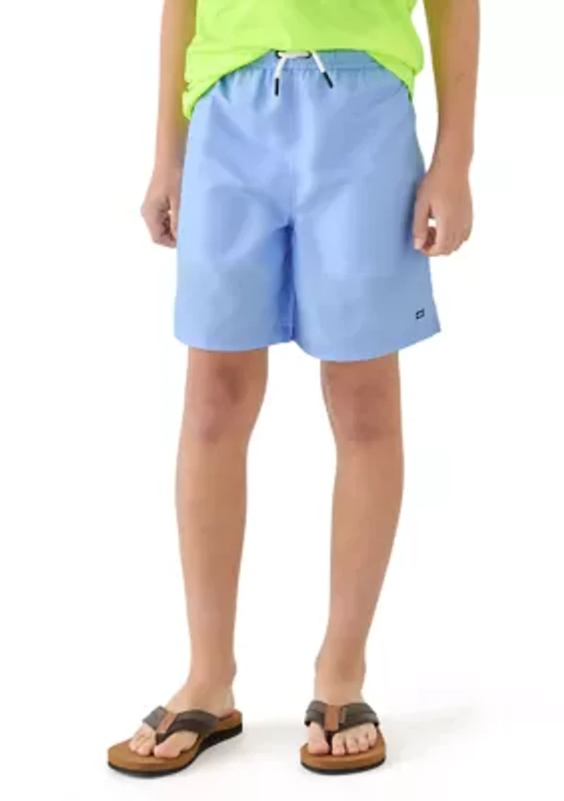 Boys 8-20 Solid Swim Trunks