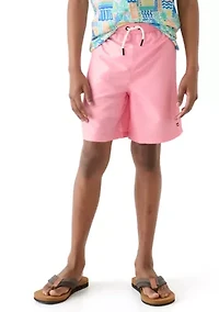 Boys 8-20 Solid Swim Trunks
