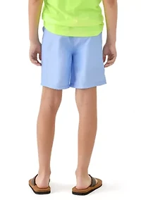 Boys 8-20 Solid Swim Trunks