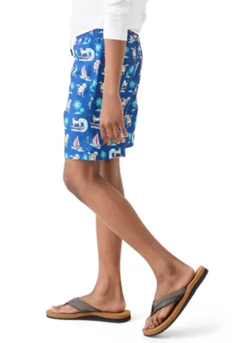 Boys 8-20 Printed Swim Trunks