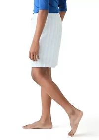 Boys 8-20 Seersucker Swim Trunks