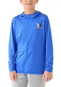 Boys 8-20 Graphic Long Sleeve Performance UPF Hoodie