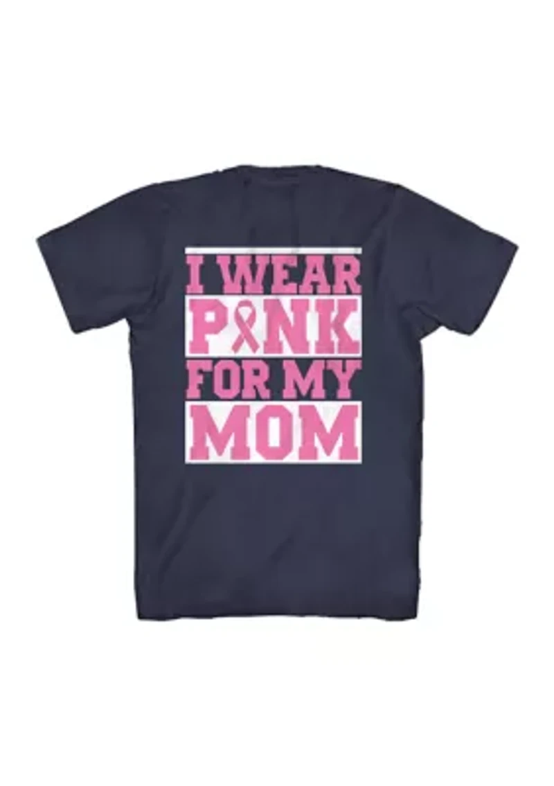 Boys 8-20 Breast Cancer Awareness Short Sleeve Graphic T-Shirt