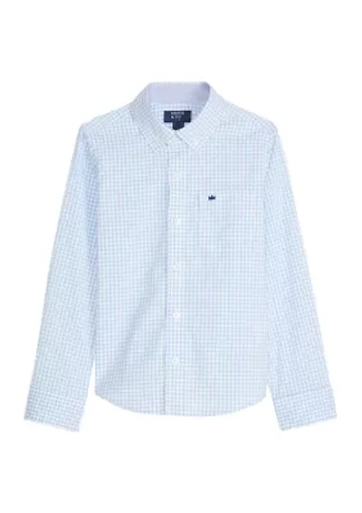 Boys 4-7 Woven Poplin Button Down Shirt