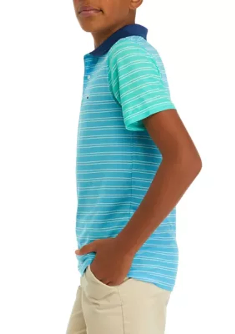Boys 8-20 Short Sleeve Knit Polo Shirt