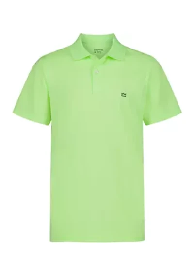 Boys 4-7 Performance Pin Dot Polo Shirt
