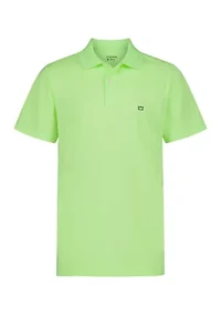 Boys 4-7 Performance Pin Dot Polo Shirt