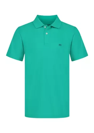 Boys 4-7 Performance Pin Dot Polo Shirt