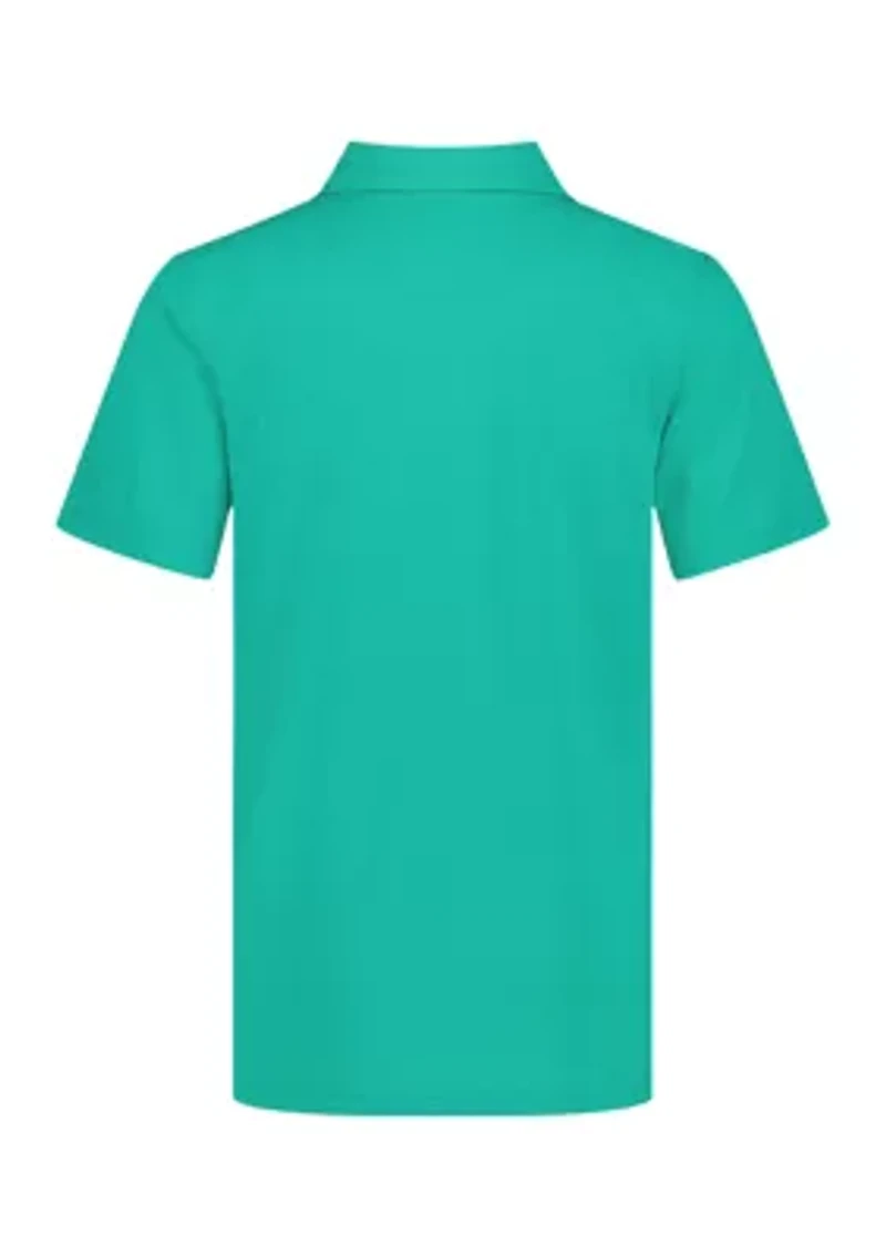 Boys 4-7 Performance Pin Dot Polo Shirt